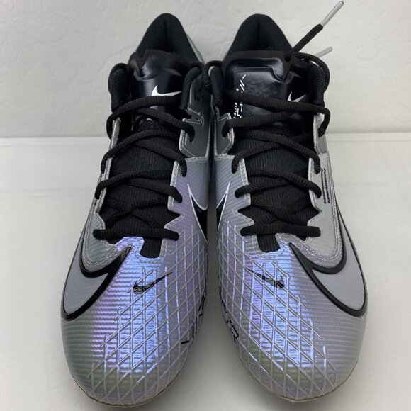 Nike Vapor Edge Elite 360 Football Cleats Men\'s Size 10 Grey Black DA5457-002